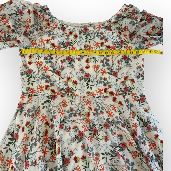 Alice + Olivia Miora Floral Ruffled Dress Multicolored Ruffled On/Off Shoulder - Picture 10 of 17